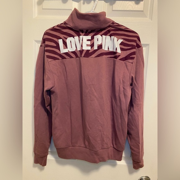 Pink Quarter Zip Sweater - Picture 2 of 3